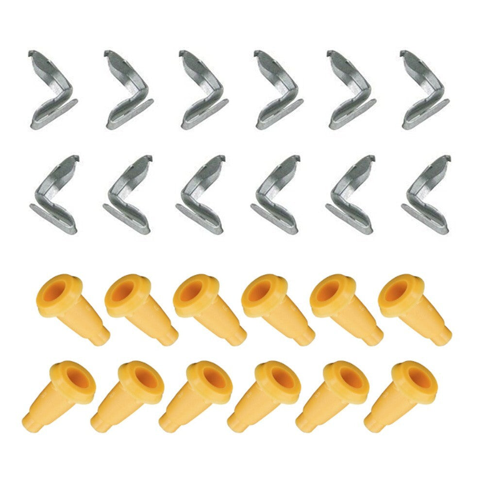24Pcs/Set Front Door Panel Frame Plugs Door Panel Clips for Chevy For Camaro