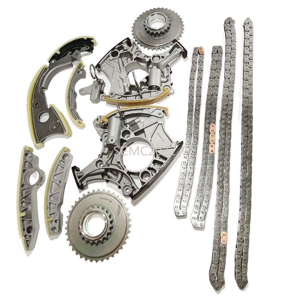 V6 Control Chain Kit With Chain Tensioner for AUDI A4 A6 for A8 2.4 3.2L AUK BKH BPK
