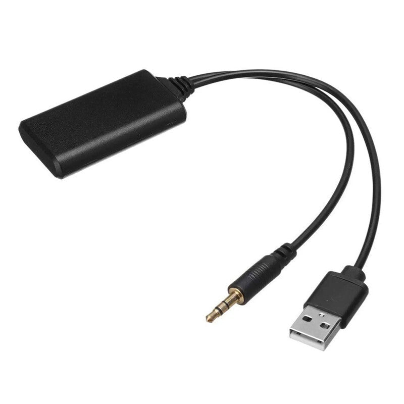 Universal Car 5V Bluetooth Module Adapter Stereo Cable AUX 3.5MM Wireless Radio