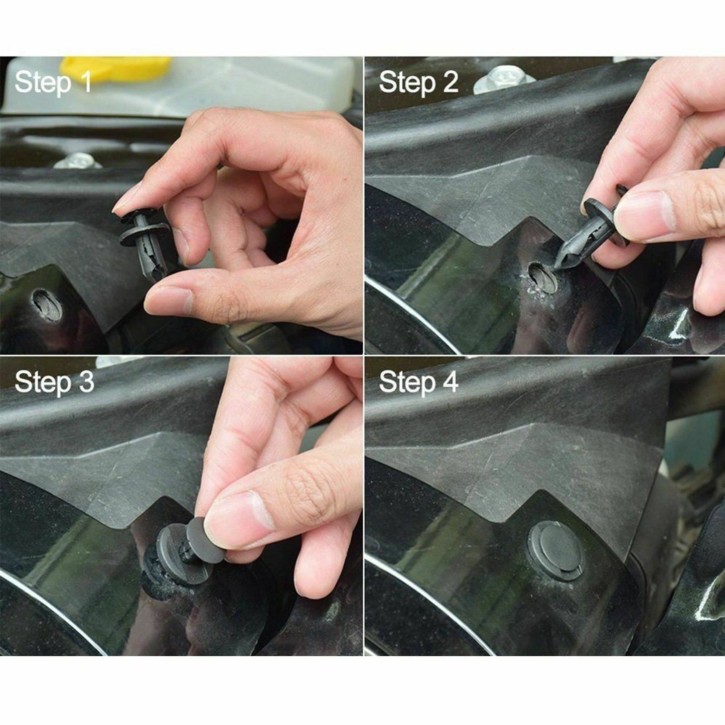 40x Car Body Plastic Push Pin Rivet Wheelhouse Liner Fastener Trim Moulding Clip