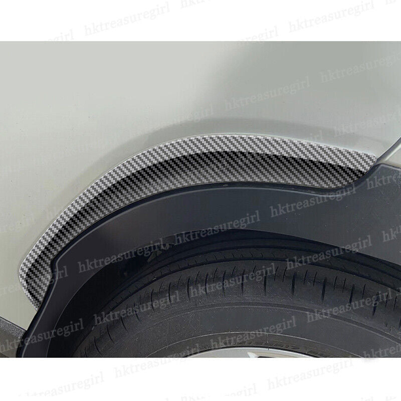 ABS Carbon Fiber Rear Door Wheel Eyebrow Cover for Toyota for Corolla Cross 22-24 2P