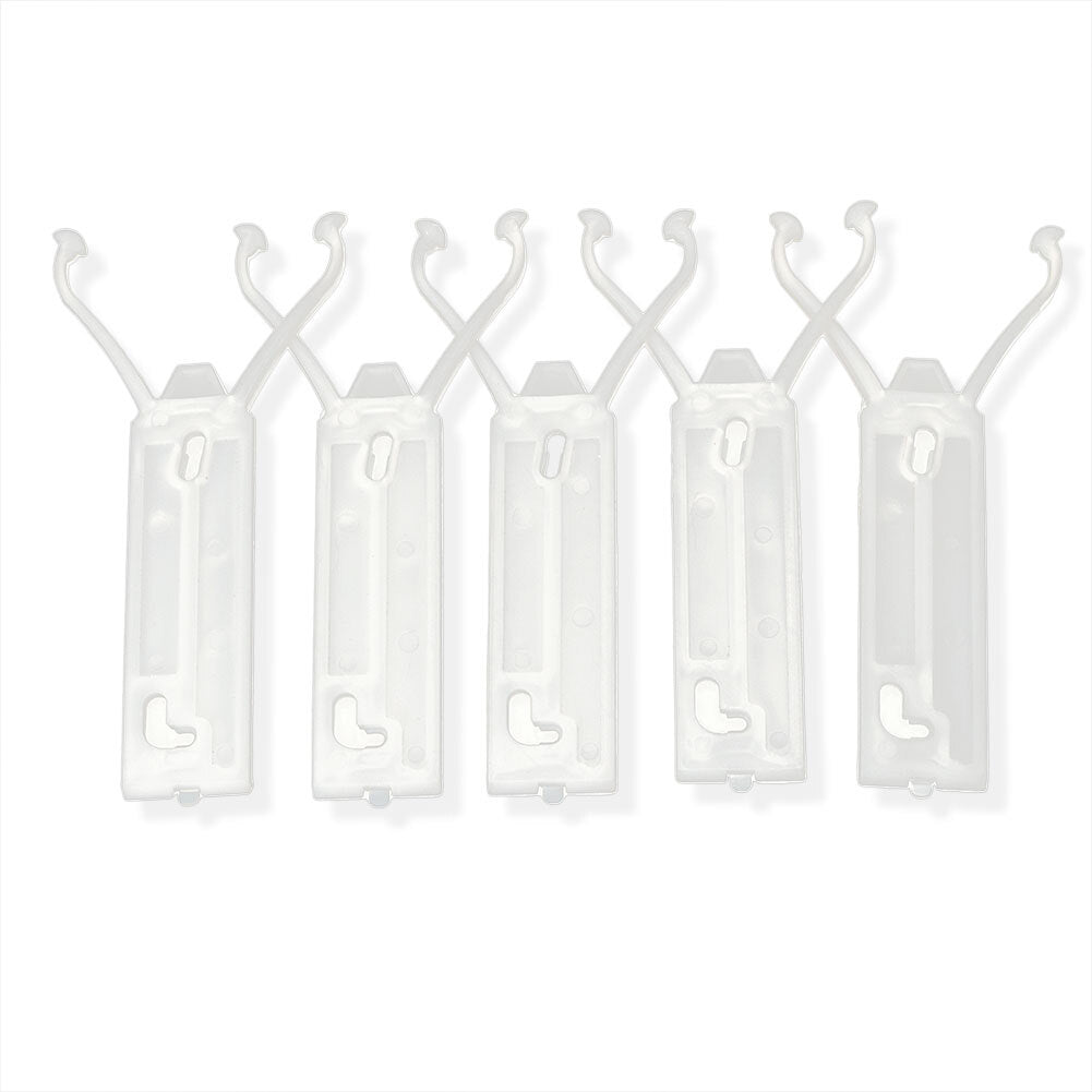5-piece set for 80-90 Caprice wide chrome fender door quarter trim molding clip holders