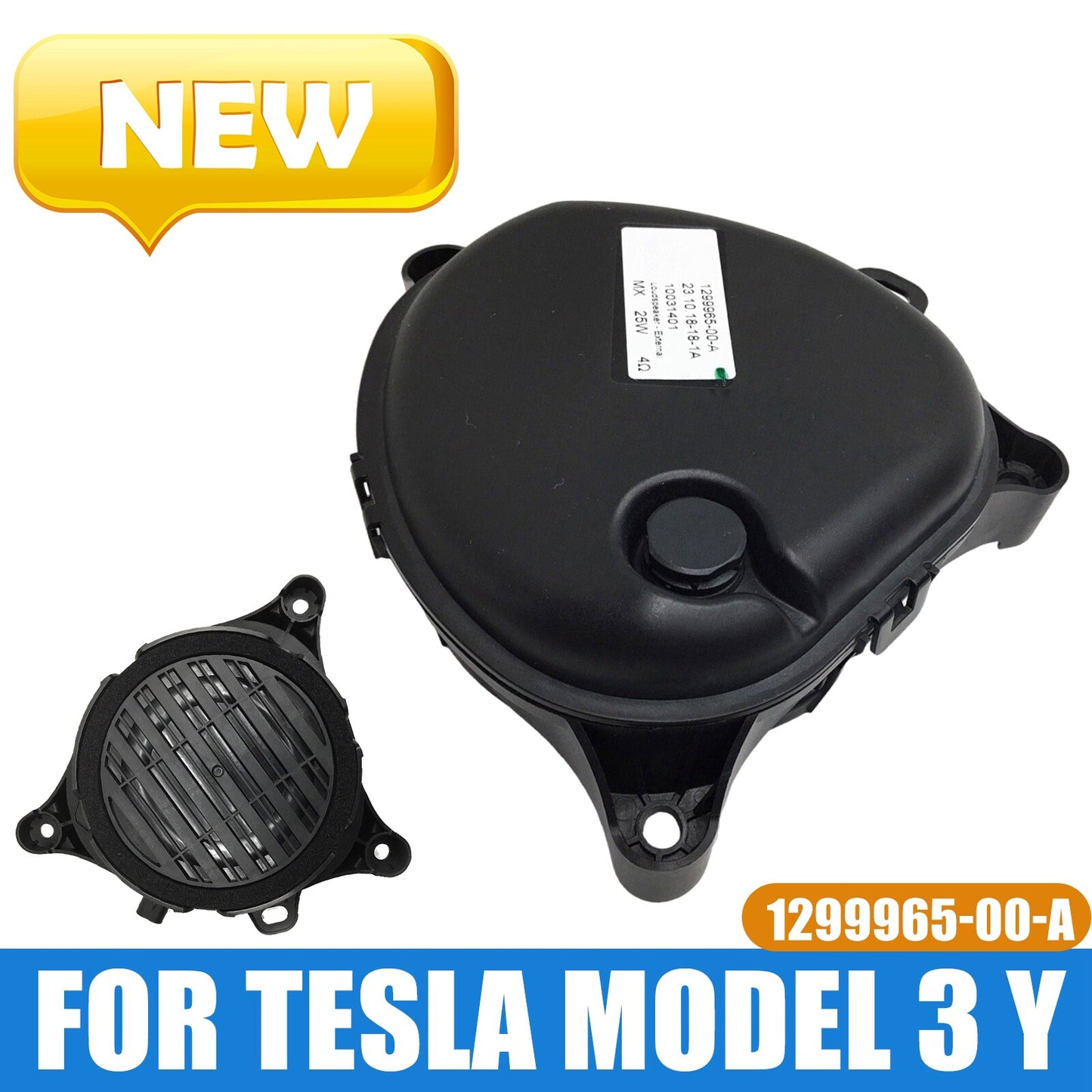 Car Pedestrian Warning Speaker for Tesla Model 3/Y 17-21 1299965-00-A X3E8E8 AT