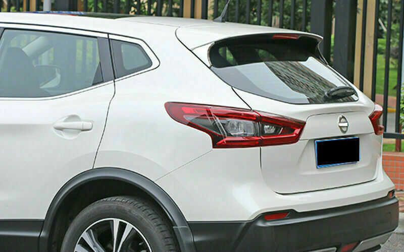 2Pcs for Nissan Rogue Sport 2017-2021 Chrome Rear Window Side Spoiler Cover Trim