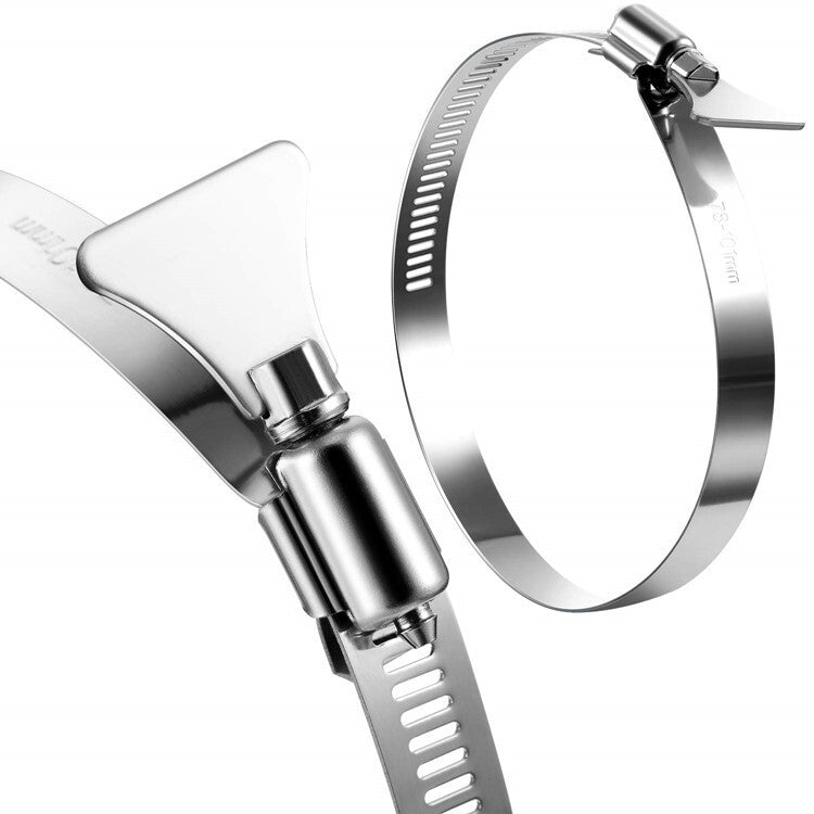 Thumb screw tube clamp fastener hose clamp for collecting air hoses