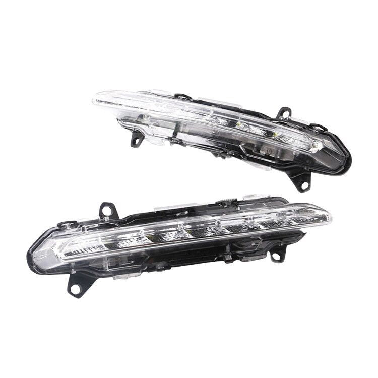 2Pcs Front Left+Right LED Daytime Running Fog Light Fits W221 CL550 2007-2013