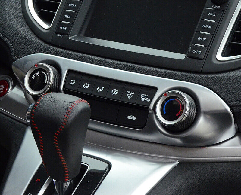 Center Console AC Switch Control Cover Trim Silver for Honda CRV CR-V 2012-2016