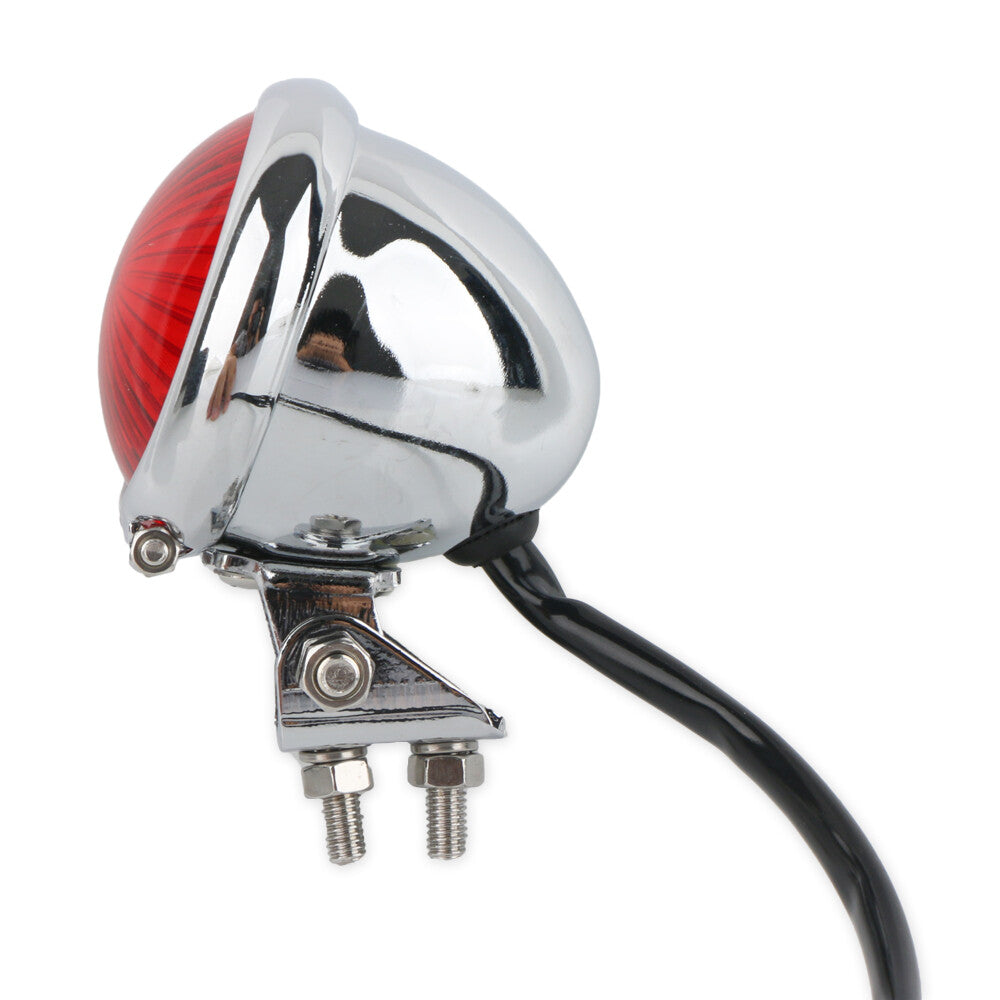 Motorcycle Rear Tail Brake Stop Running Lamp Retro LED For Cafe Racer Bobber 12V