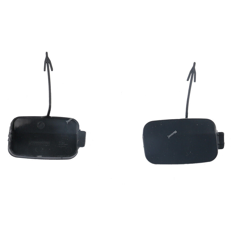 Pair Right+Left Primed Rear Bumper Tow Hook Eye Cover Cap for Audi Q7 2010-2015