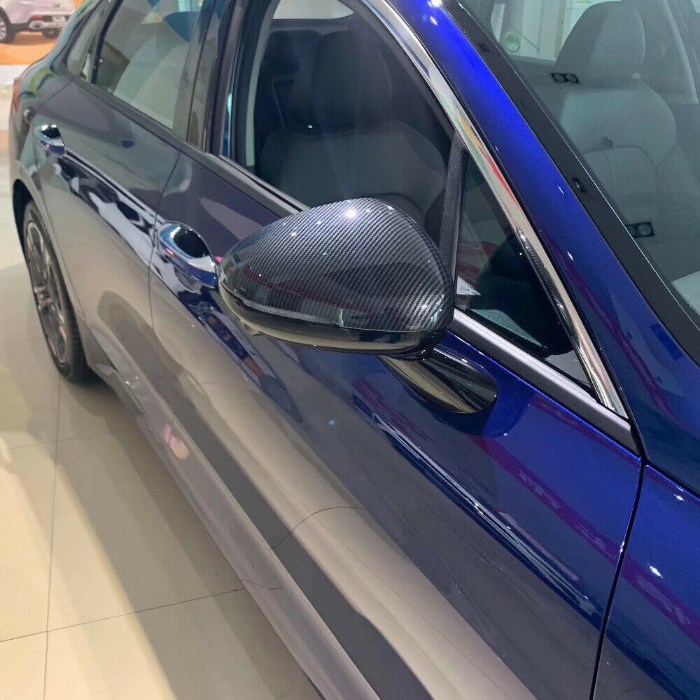 for Kia K5 2021-2023 Carbon Fiber Exterior Rear View Side Door Mirror Cap Cover