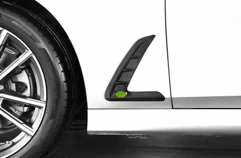 for BMW 3-Series G20 2019-2023 Carbon Fiber Fender Side Air Outlet Cover Trim 2P
