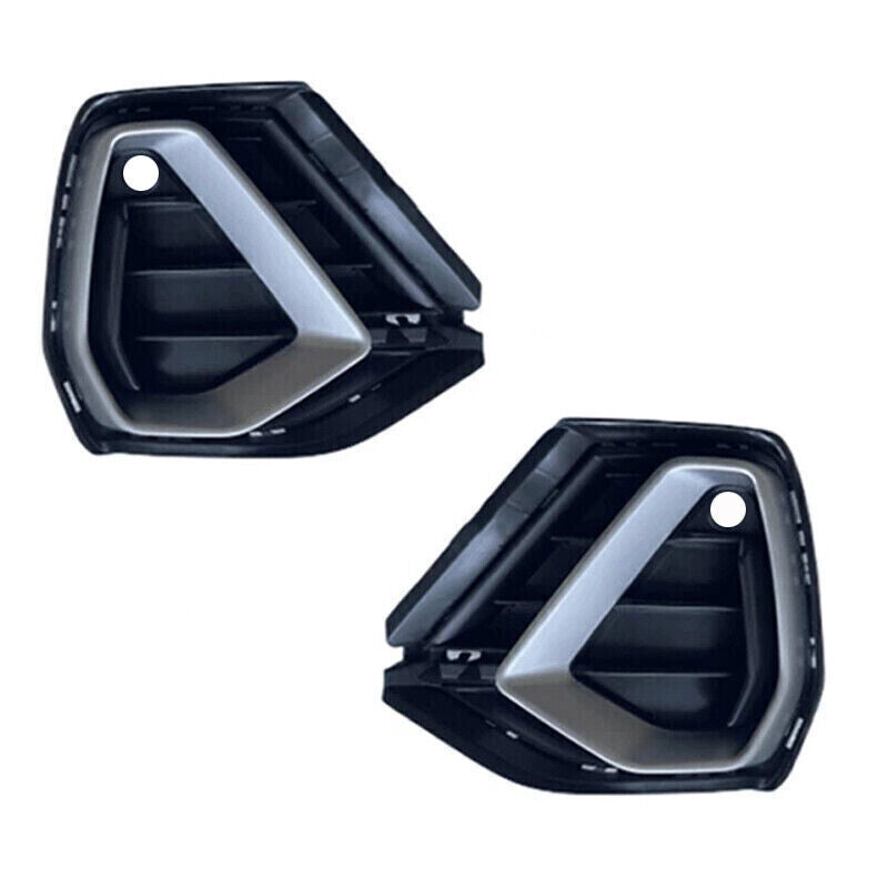 for Audi Q3 S-Line 2019-2022 Plating Front Bumper Fog Light Lamp Grille Cover