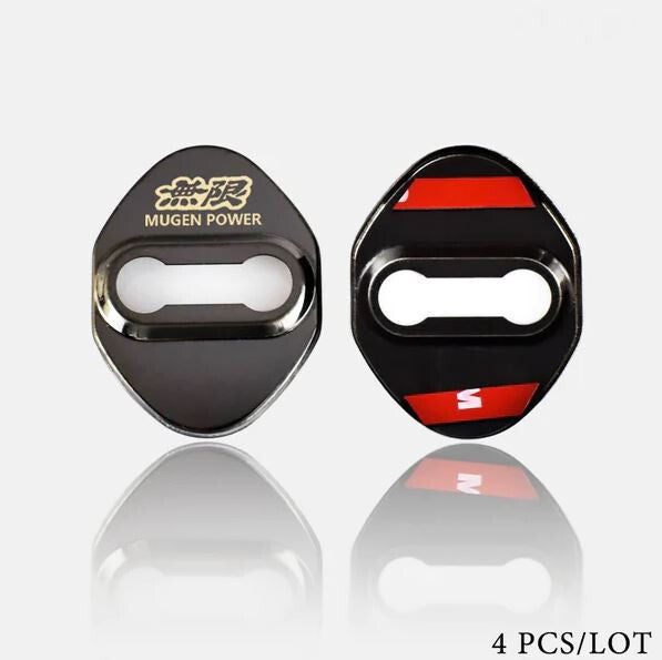 Metal stickers, badges, and logos for Audi for A6 car side fenders, silver and black, 2-piece set.