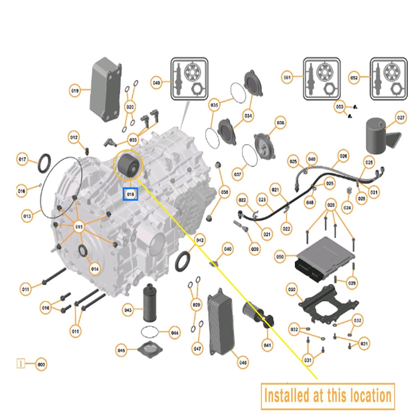 Gearbox bushings for McLaren MP4 625 650S 675LT 540C 570 720s GT. Equipment Manufacturer: 11G0087CP
