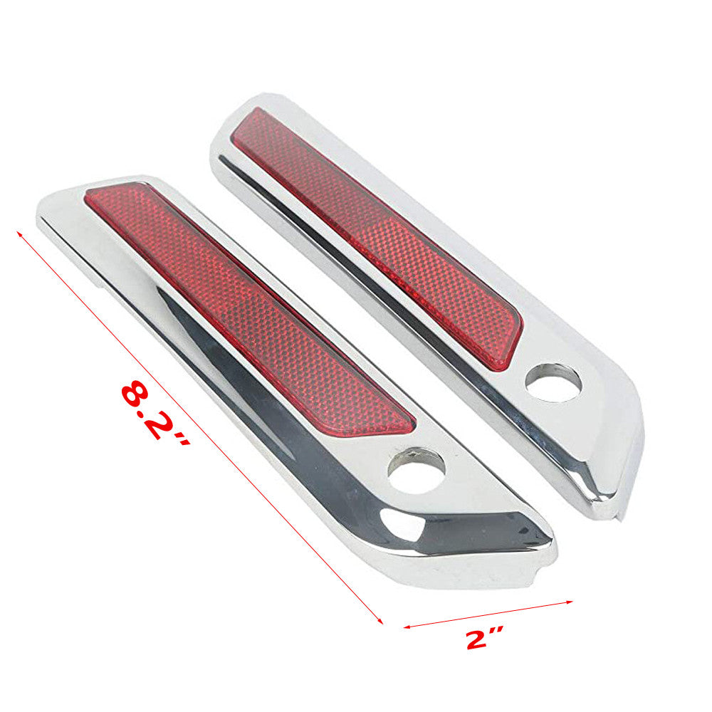 Saddle Bag Hinge Latch Covers Fit for Harley Touring Street Glide FLHT 2014-23