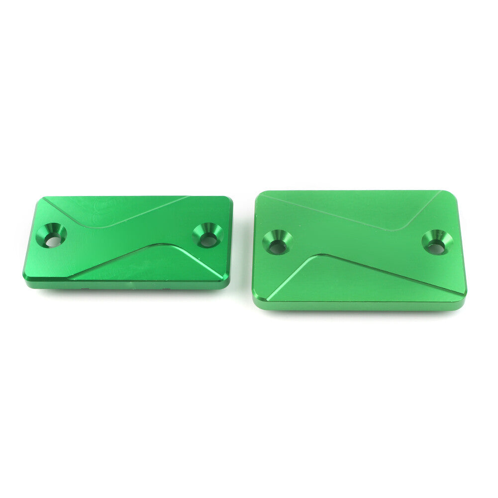 for Kawasaki KLX125 150S KLX250 300 Front Rear Brake Reservoir Fluid Covers
