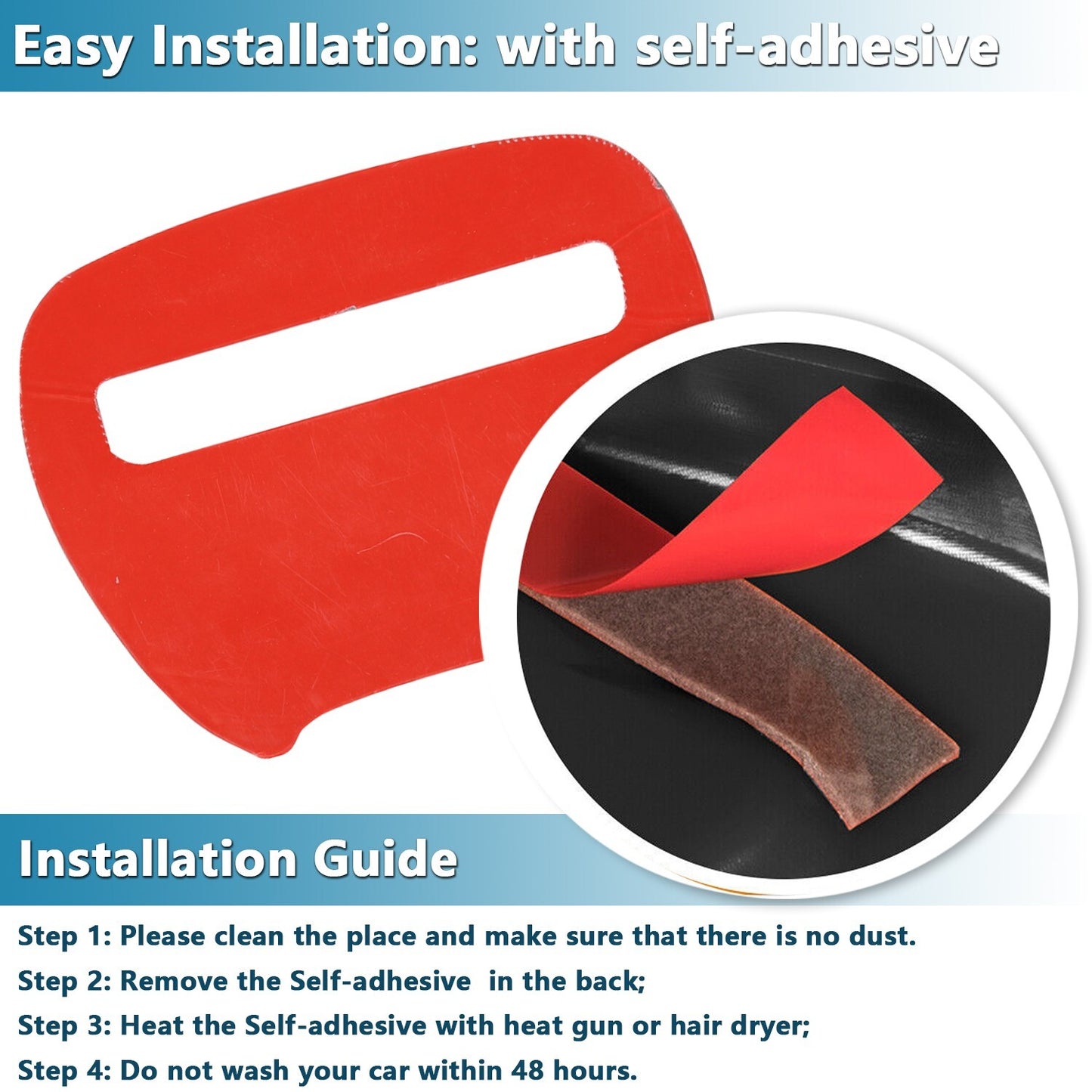 Steering Wheel Cover Trim Stickers for Dodge for Challenger 2015-2020 Carbon Fiber