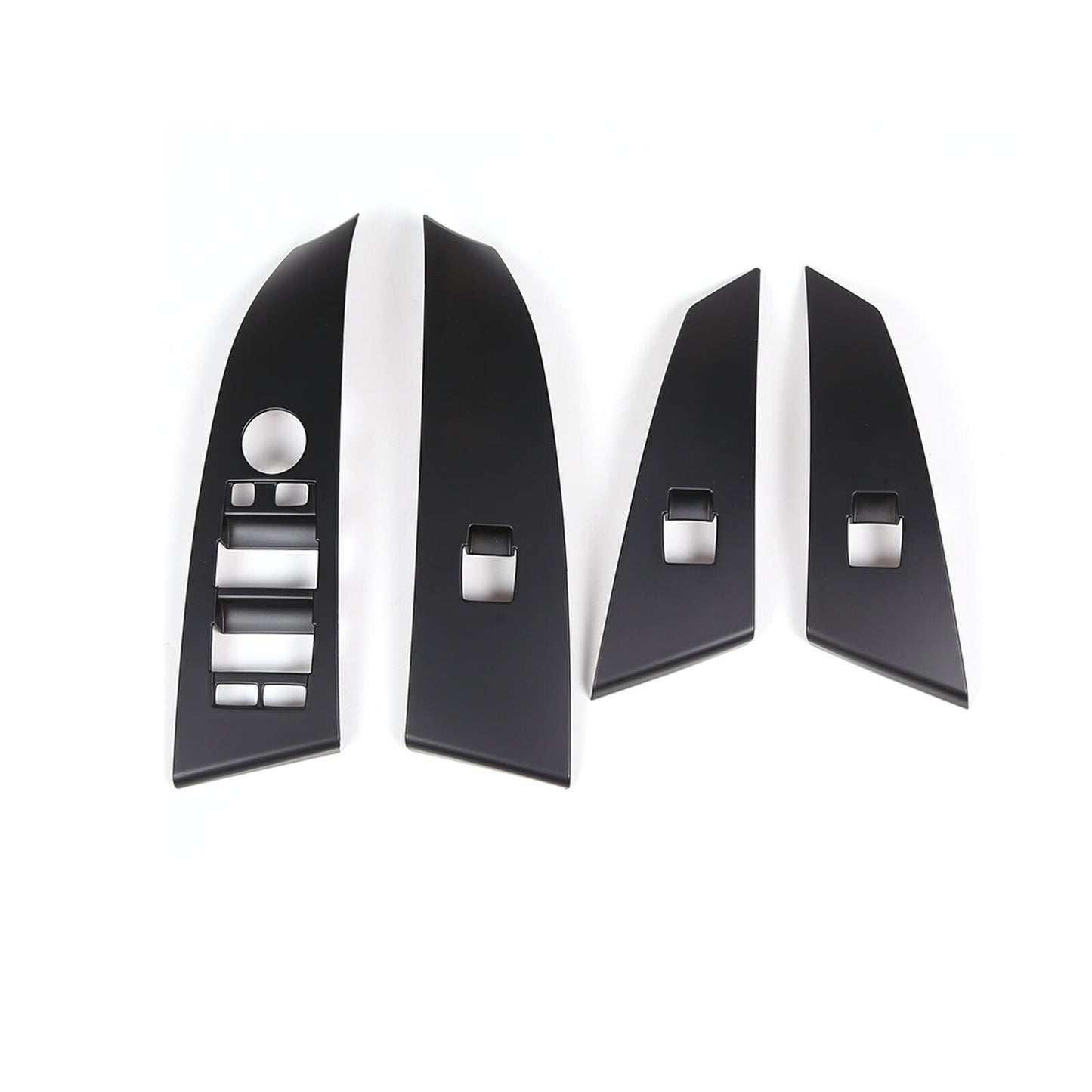 2-Pack ABS Gloss Black Side Ventilation Frame Decorative Covers for Corvette C6 2005-2013