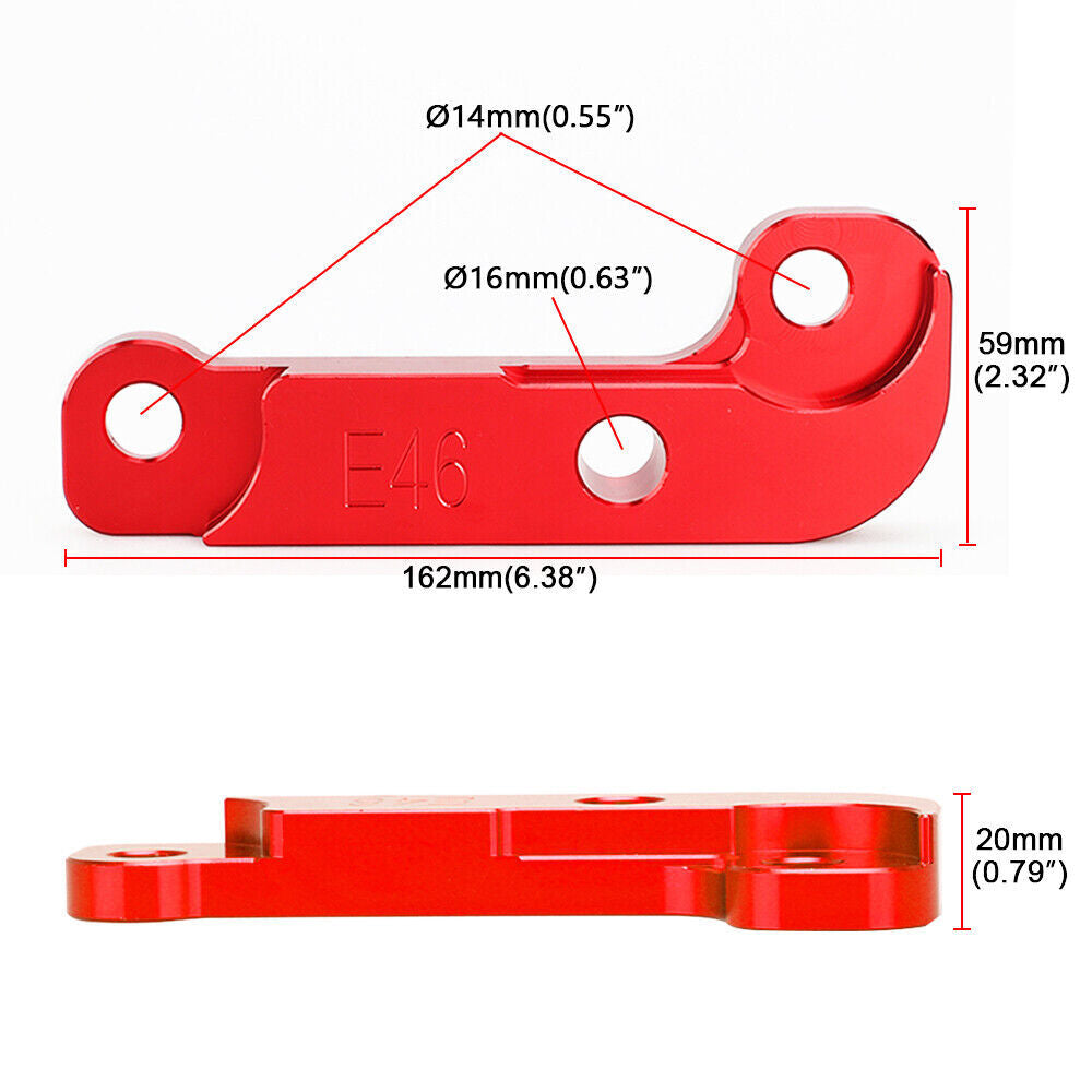 for BMW E46 M3 Drift Steering Lock Kit Adapter Increasing Turn Angles 25% 4Color