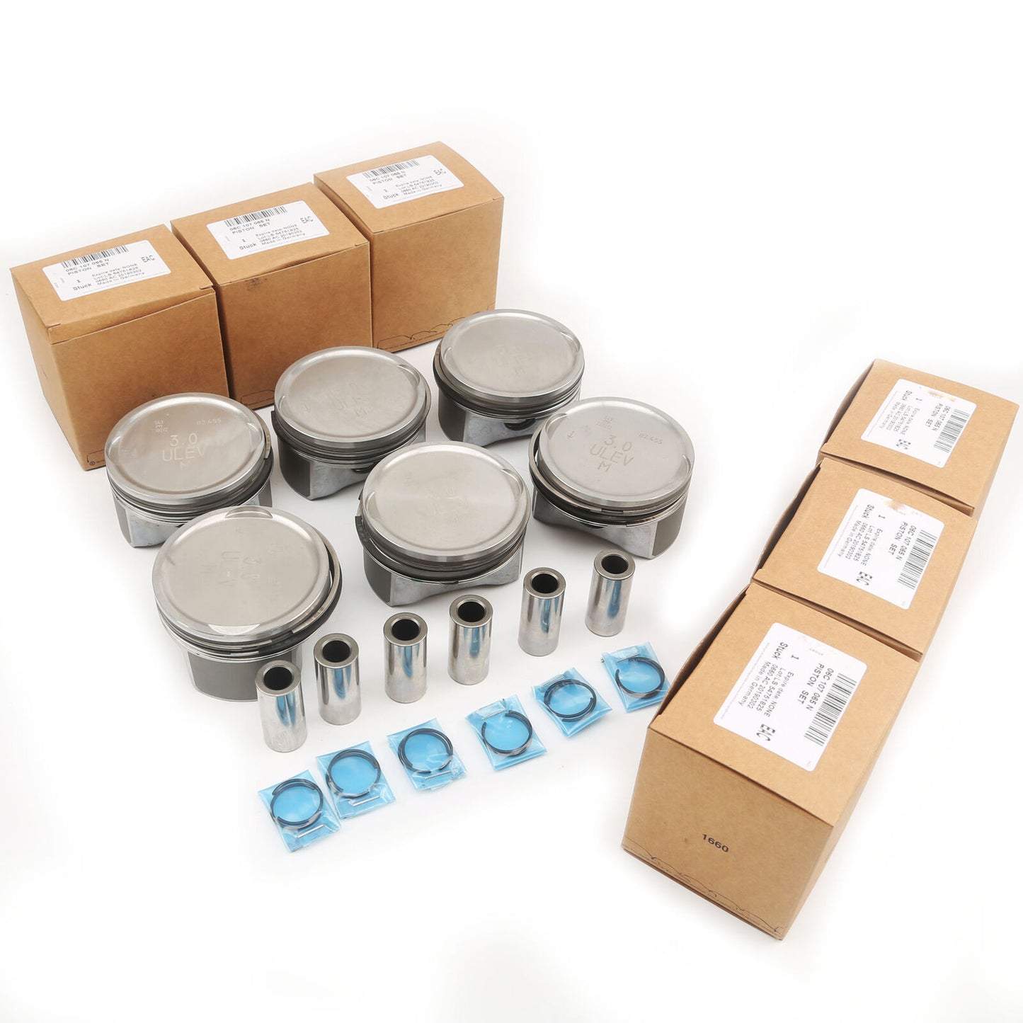 Piston Piston Ring Set Fit for Audi for A4 S4 Cabrio for A6 for A8 S8 Quattro 06C107065N