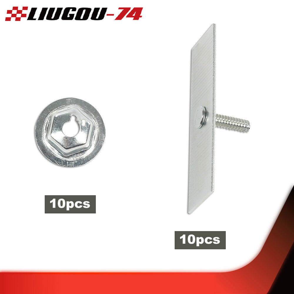 Suitable for ford body mudguards, door belts, decorative trim, molded push clips 1/2-2-1/2
