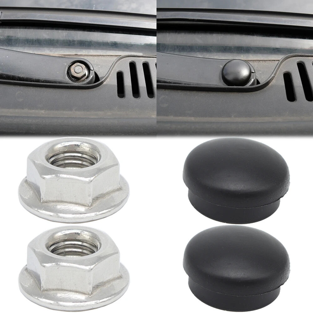 for Seat Leon 1M 1P 5F Car Front Windshield Wiper Arm Nut Cap Bolt Rocker Cover