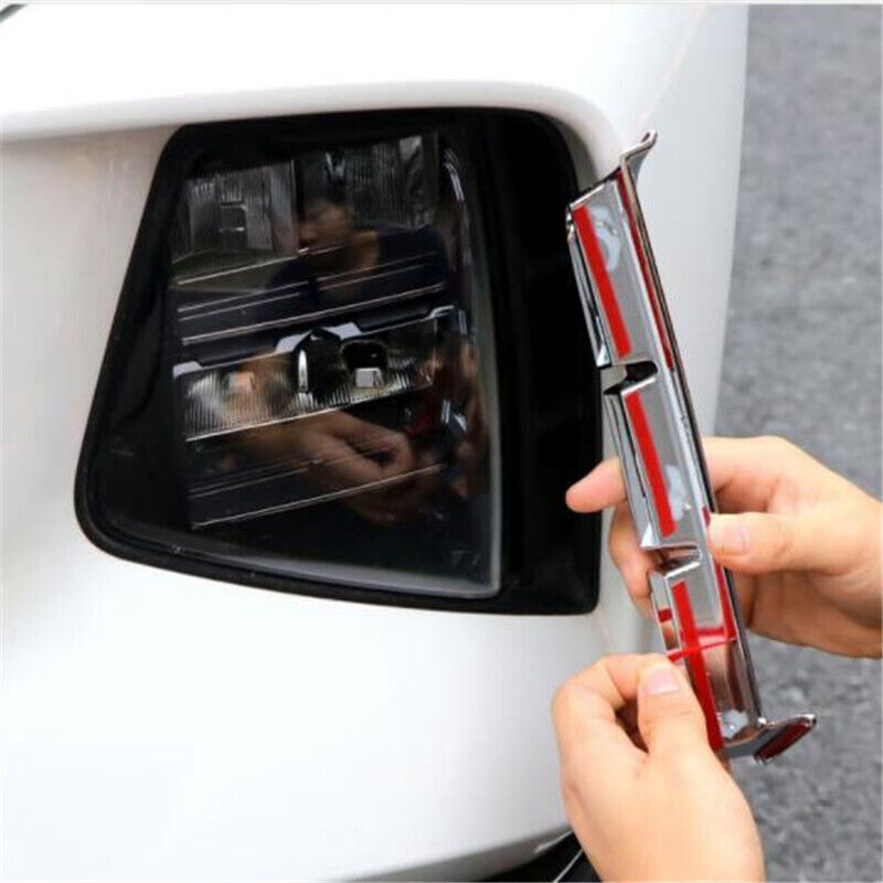 Chrome Front Fog Lamp Light Cover Trim for Hyundai for Tucson 2021 2022 2023 2PCS