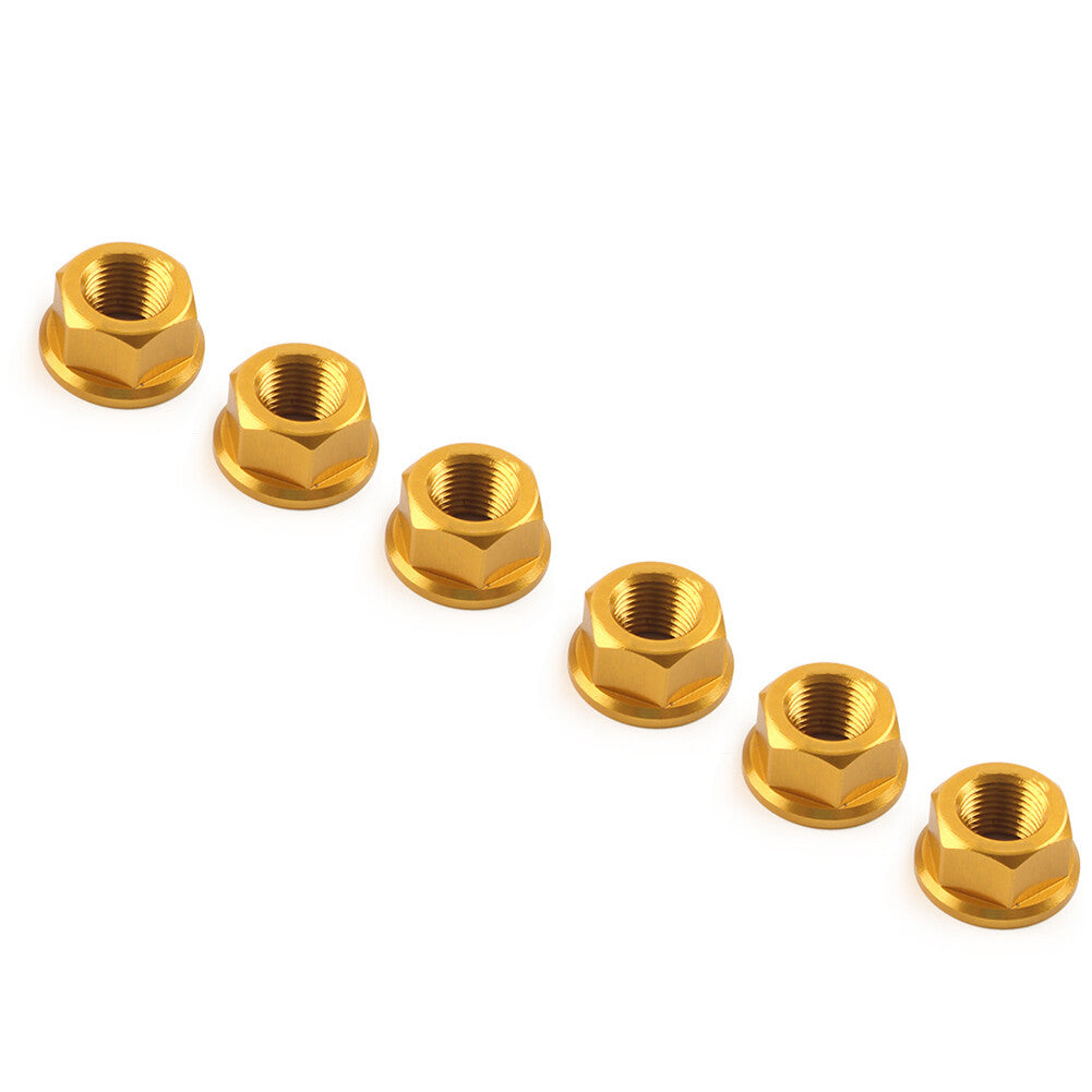 M10 1.0 Kettenradmuttern f¨¹r for Ducati Streetfighter Panigale V4 S Speciale Gold