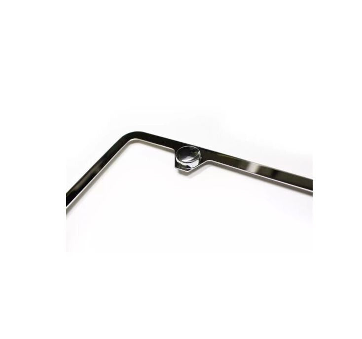 Car license plate frame cover cap, trunk ultra-thin chrome plating suitable for Nissan