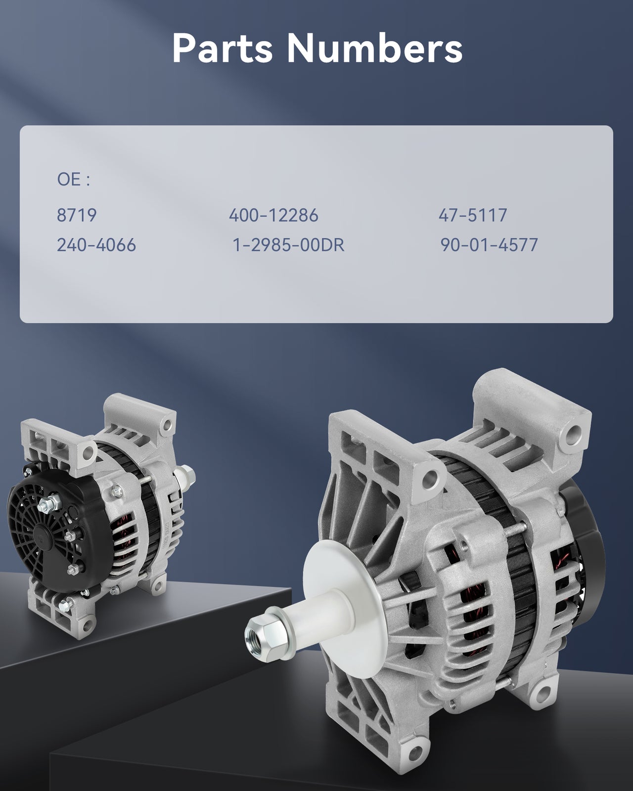 New Alternator 12V 400-12286 Fit for 2004-2008 for Ford F650 for Ford F750 L6 7.2L