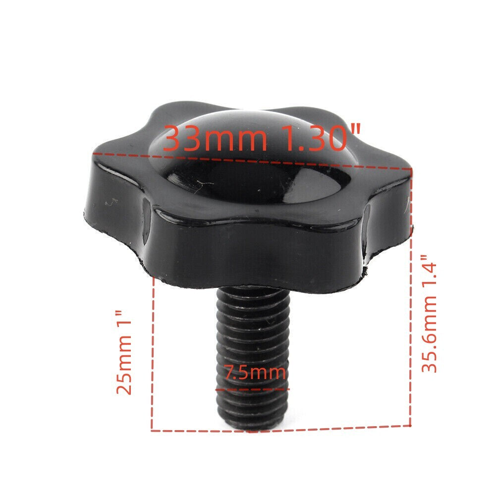 4pcs Quick Release Black Saddlebag Anti-Theft Screw for Harley Touring FLT 94-21