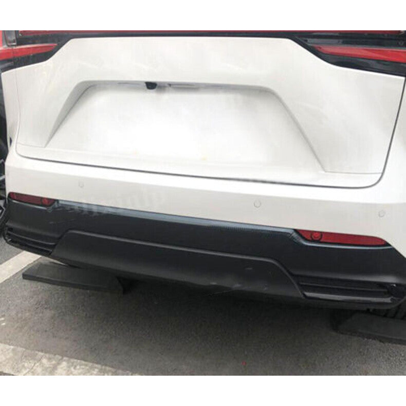 for Lexus NX250 350 350h 2022-24 Carbon Fiber Rear Bumper Moulding Cover Guards