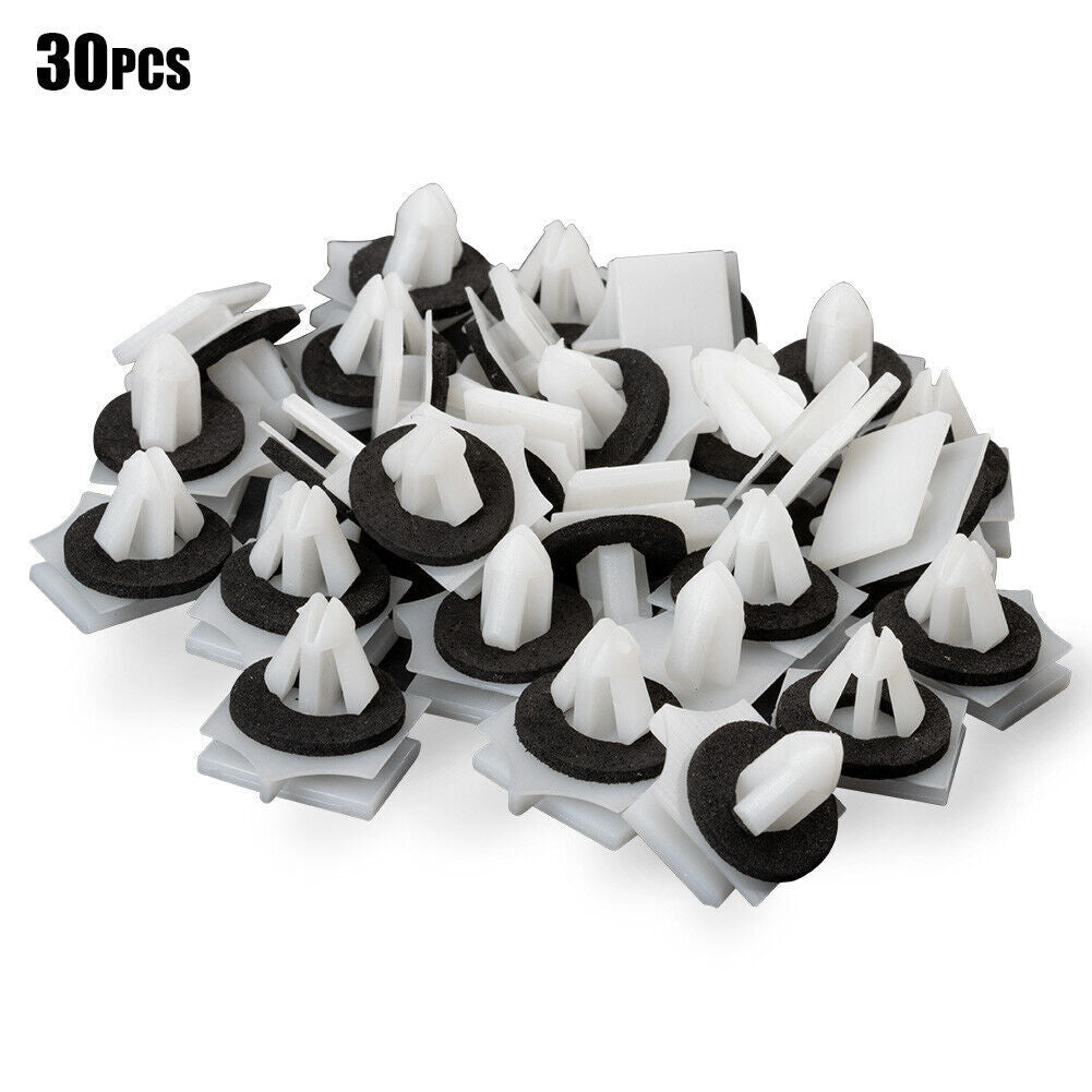 30x Exterior Rocker Panel Deck Lid Moulding Clips Retainer for ford W716503-S300