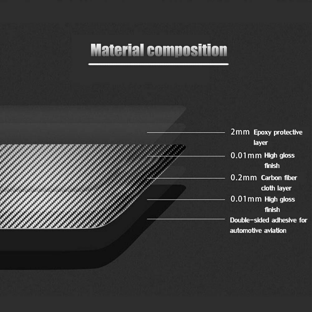 for BMW 3 Series E90 E92 Carbon Fiber A/C Air Conditioning Vent Frame Trim Cover