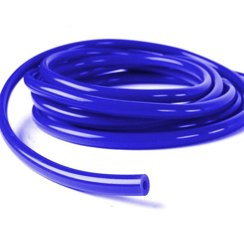 5M Car 4mm Blue Silicone Vacuum Hose Rubber Air Water Coolant Pipe Tube Universa