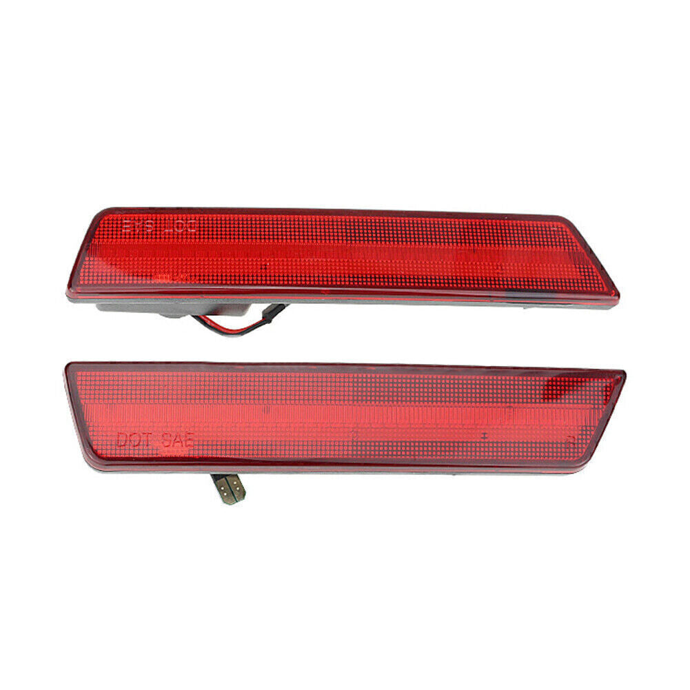 2x LED Rear Side Marker Lights fits 2008-14 for Dodge for Challenger /2011-14 Charger Red