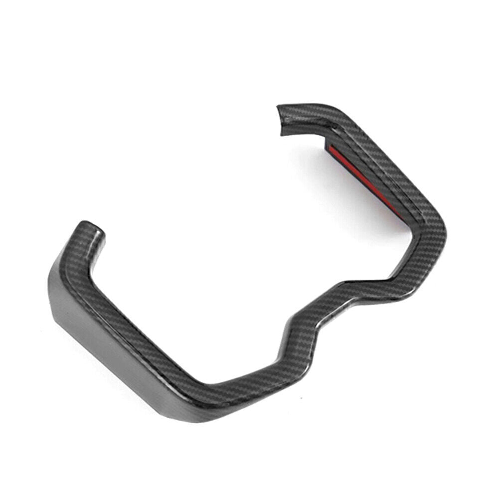 Carbon Fiber Inner Water Cup Holder Frame Cover Trim Fit 2019 2020 for Toyota RAV4