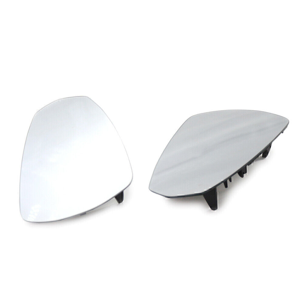 Front Outside Rearview Mirror Glass Left Right Pair Fit for AUDI A3 2014-2020 po
