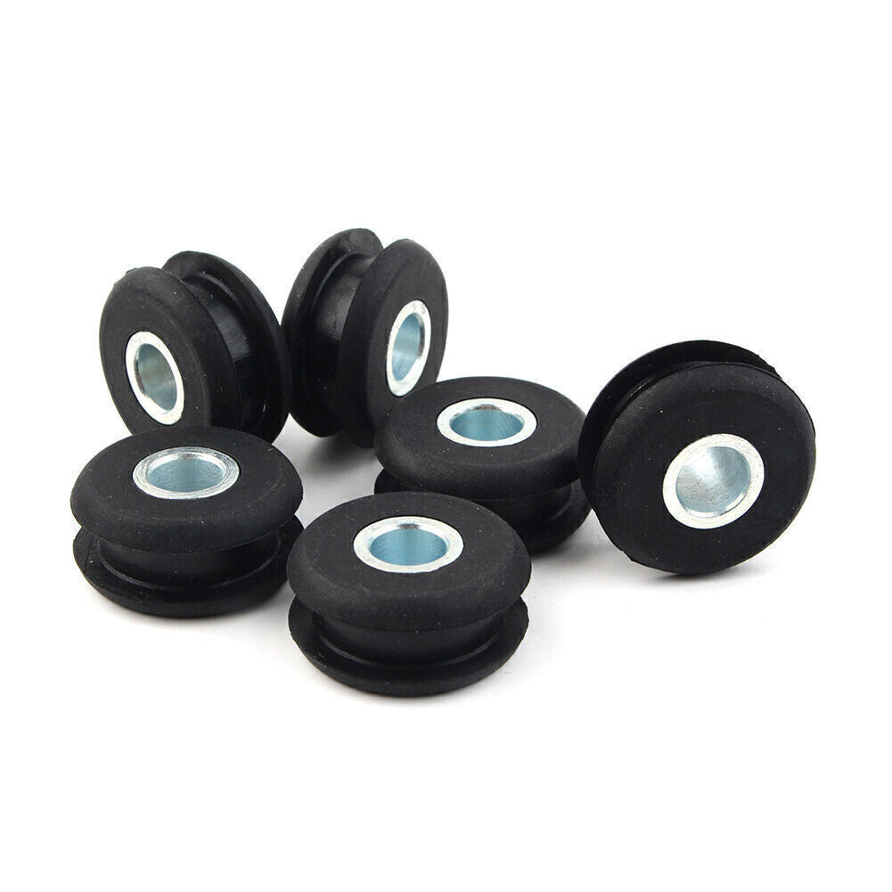 Gas Tank Mounts for Harley Softail Mounts Rubber Grommets 6PCs Black Motorcycle