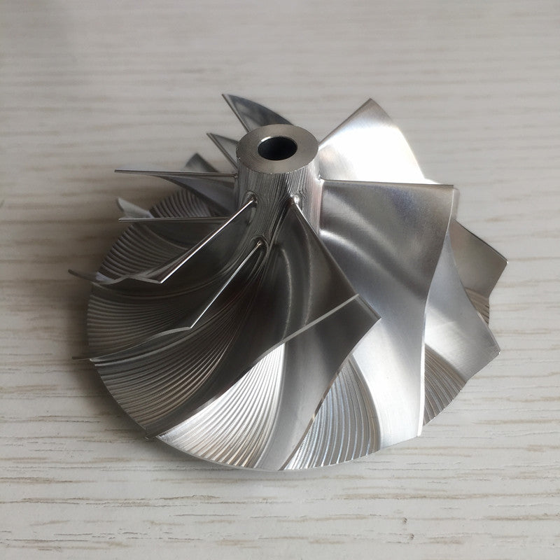 K16 Reverse 6+6 Blade 49.50/67.00 mm Billet Compressor Wheel for BMW N55 Upgrade