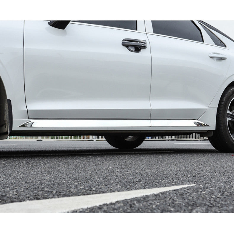 for Kia K5 2021-2023 Stainless Side Door Body Molding Skirt Guard Cover Trim 4x