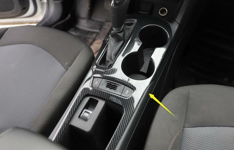 for Chevrolet for Cruze 16-19 Black Carbon Fiber Central Console Gear Shift Panel