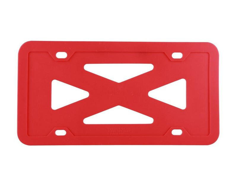 Car license plate frame cover cap, trunk red silicone, suitable for new for ford models