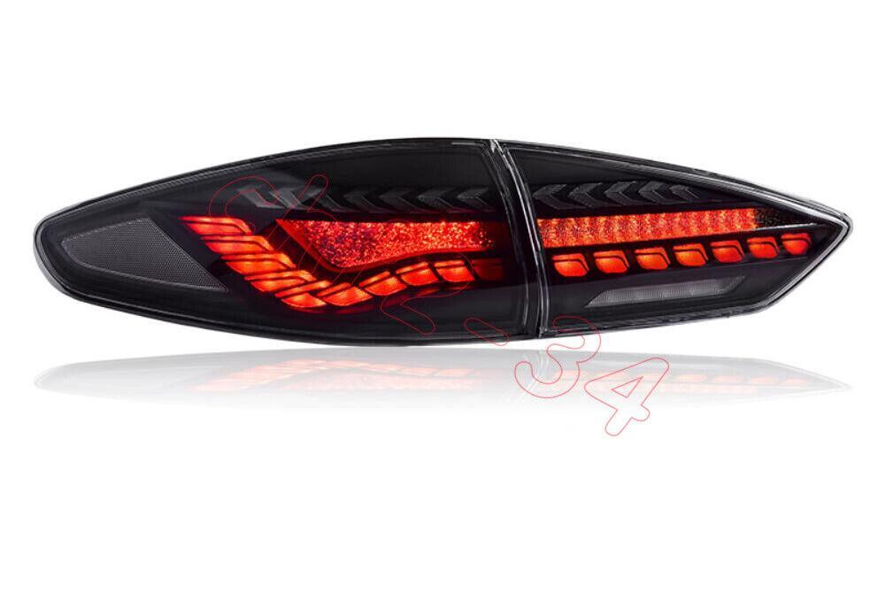 Smoke Black LED Dynamic Signal Fit for Ford Fusion Tail Lights Assembly 19-2020