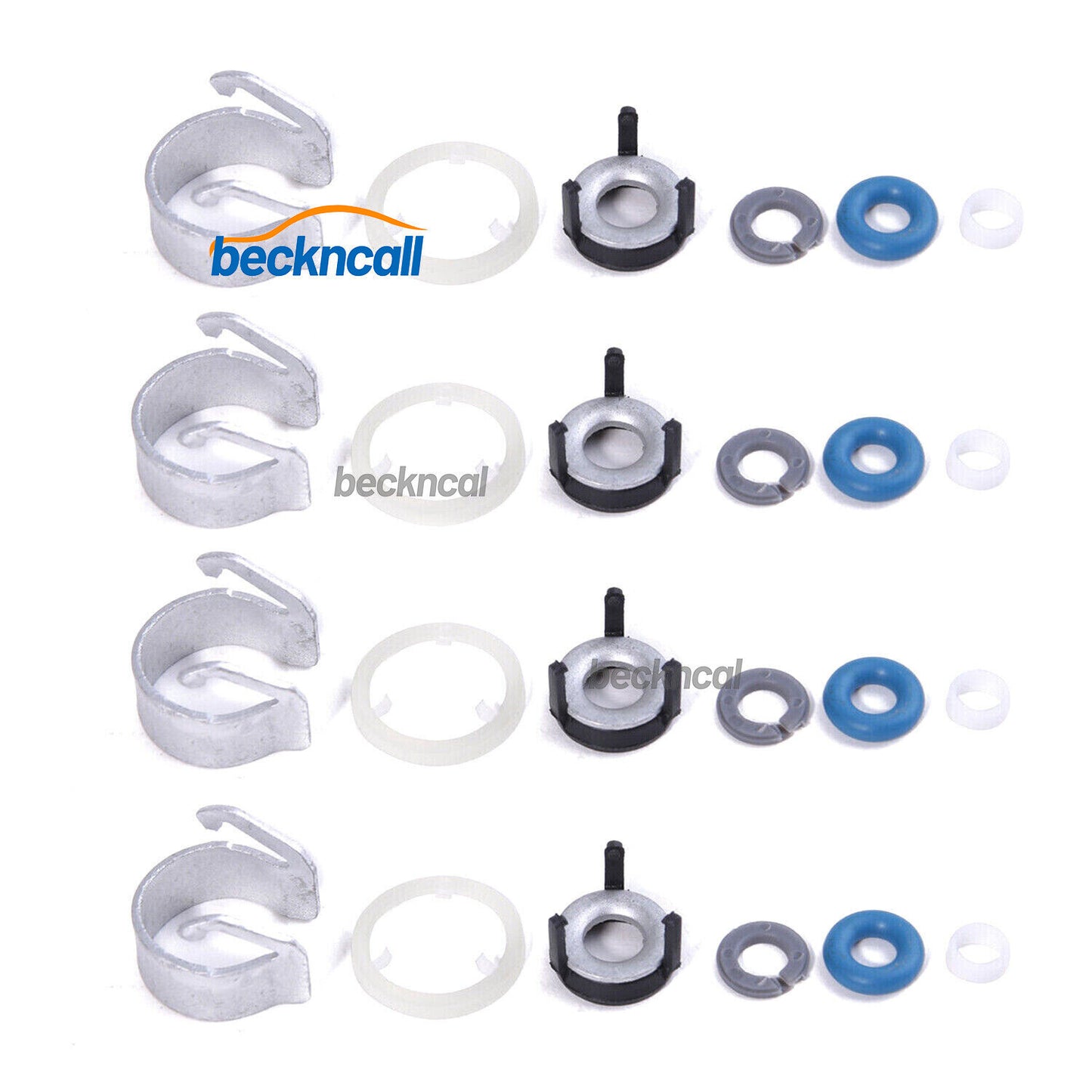 4x Fuel Injector O-ring Seal Kit 06H998907A for AUDI A4 Q5 for VW for Jetta CC 1.8L 2.0L