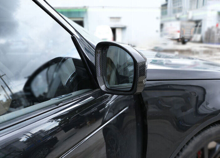 for Range Rover Sport 14-2022 Carbon Fiber Rear View Side Door Mirror Frame Trim