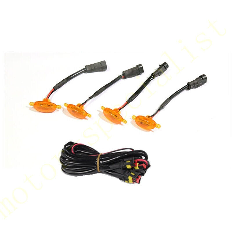 For Discovery Sport 2015-24 yellow Style Front Grill LED Marker Light Kit