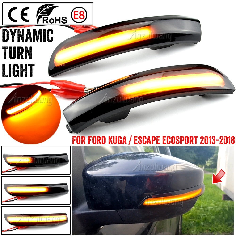 Dynamic Turn Signal Light for Ford Escape for Ford Kuga EcoSport 2013-2019