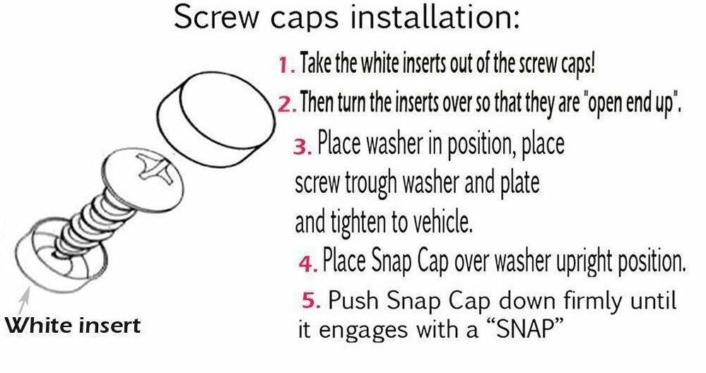 Chrome-plated security fasteners for car license plate anti-theft screws and nuts are suitable for BMWs.