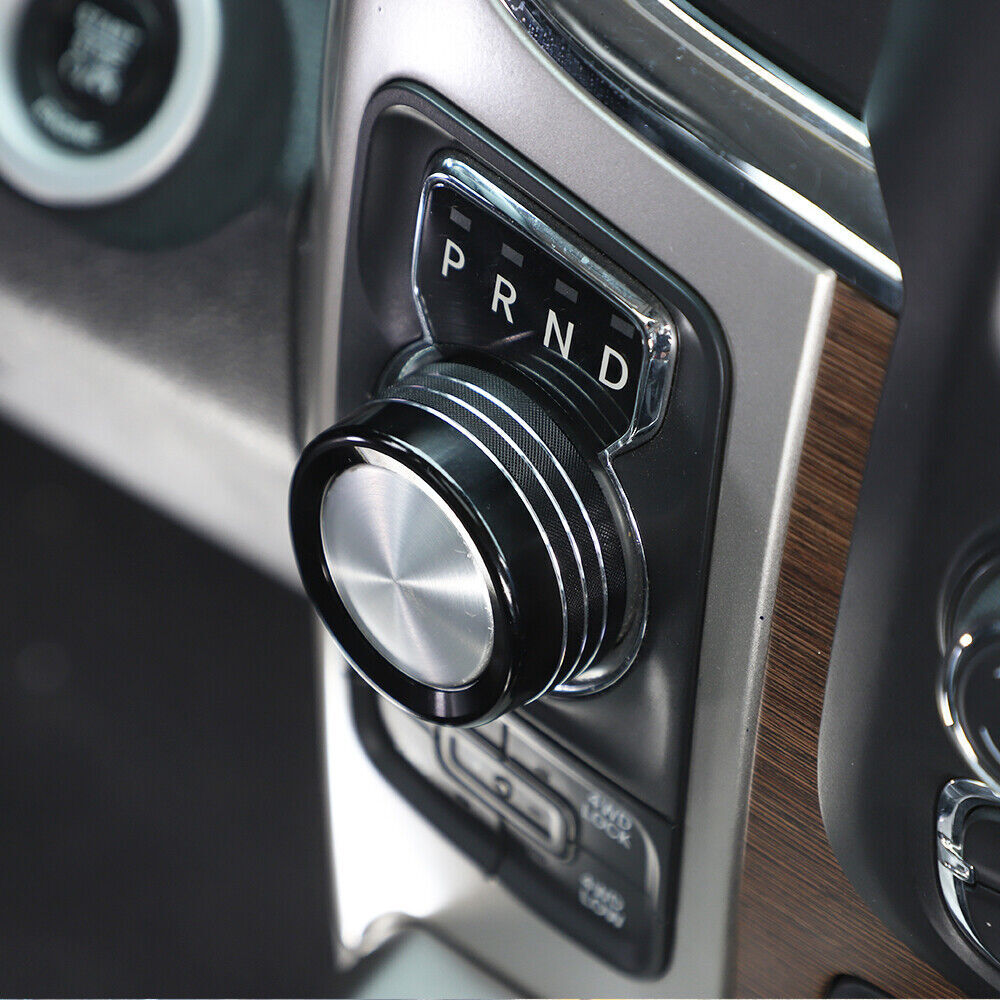 Black Gear Shift Adjust Control Switch Knob Cover Ring for Dodge for Ram Durango 13+